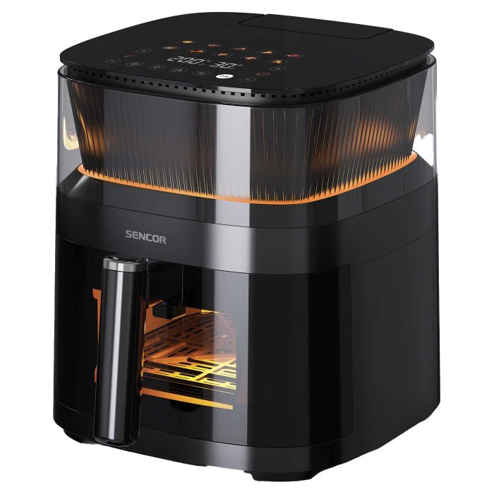 Мультипечь Sencor Vita, 1500Вт, чаша-5л, сенсорное управл., 10 программ, пластик, с окошком, черный