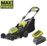 Газонокосарка акумуляторна Ryobi Max Power RY36LM40A-140 36В акб 1х4А·год 40см 50л 25-75мм 18.6кг