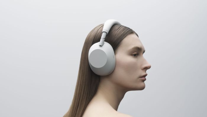 Наушники Over-ear Sony WH-1000XM6 BT 5.3, ANC, Hi-Res, AAC, LDAC, LC3, Wireless, Mic, Серебристый