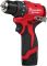 Шуруповерт-дрель аккумуляторная Milwaukee M12 BLDDRC-202C 12В 2х2А·час 40Нм 0-550-1700об·мин ЗП C12C кейс 1.2кг