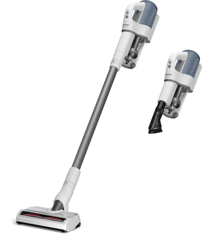 Пилосос Miele безпровідний SQLL0 31 Duoflex HX1, 210Вт, сухе прибирання, конт пил -0,3л, автон. робота до 12/55хв, Hygiene Lifetime, Vortex,щітка Multi Floor, біло-синій