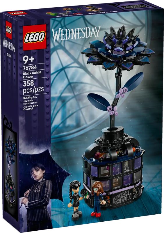 Конструктор LEGO Wednesday Квітка чорної жоржини
