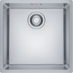 Кухонна мийка  Maris MRX 210-40//нержав.сталь полірована/квадратна/440х440х180/врівень зі стільницею SlimTop Franke 127.0598.745