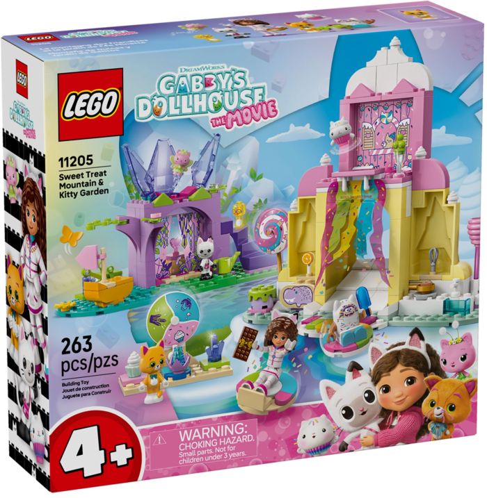 Конструктор LEGO Gabby's Dollhouse Гора сладостей и сад Китти