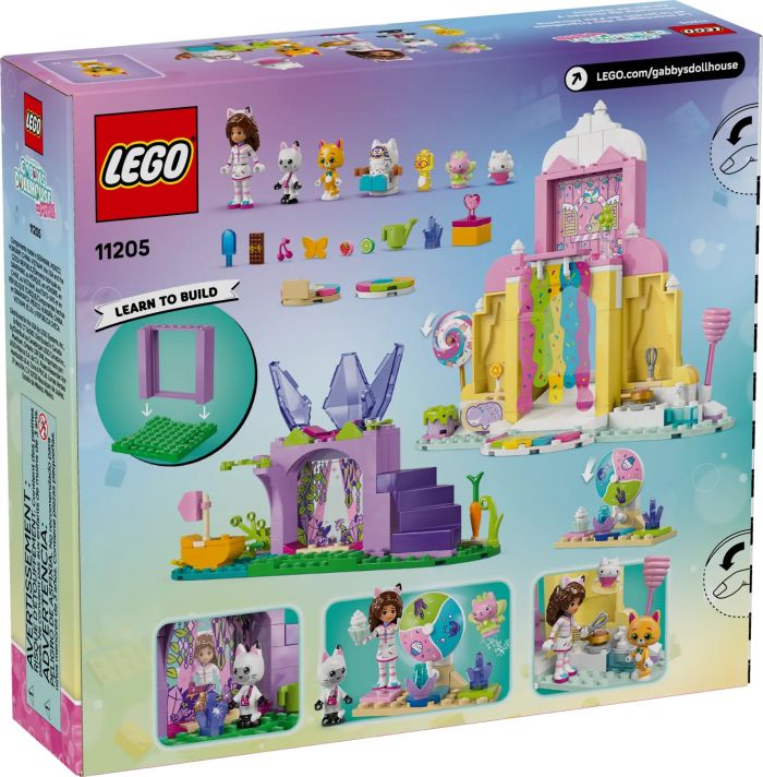 Конструктор LEGO Gabby's Dollhouse Гора сладостей и сад Китти