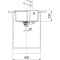 Мойка кухонная Franke Urban фрагранит, прямоуг., без крыла, 503х425х230мм, чаша- 1, врезная, UBG 610-56, черный матовый