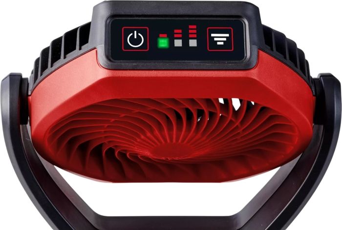 Вентилятор аккумуляторный Einhell GC-CF 18/110 Li - Solo, PXC, 18В, бесщеточный, диам. 110 мм, 1500 м3/ч, 3 режима, 0.48 кг (без АКБ и ЗУ)