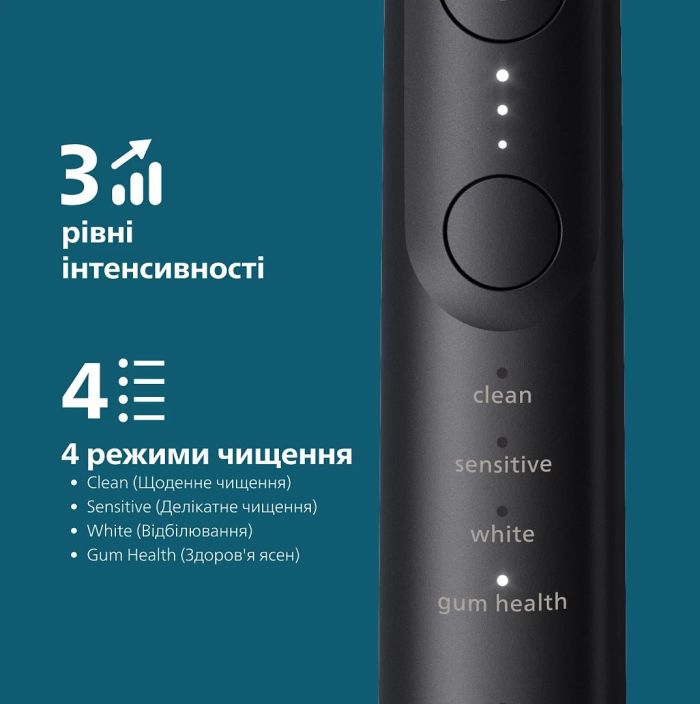 Щетка зубная электр. Philips Sonicare 7100 Series, 62т. колеб/мин, насадок-1, футляр, черный