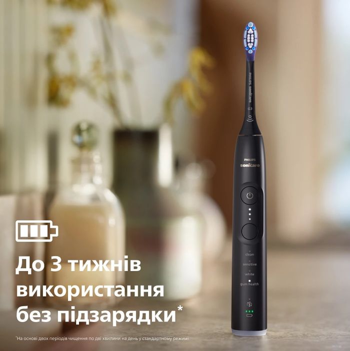 Щетка зубная электр. Philips Sonicare 7100 Series, 62т. колеб/мин, насадок-1, футляр, черный