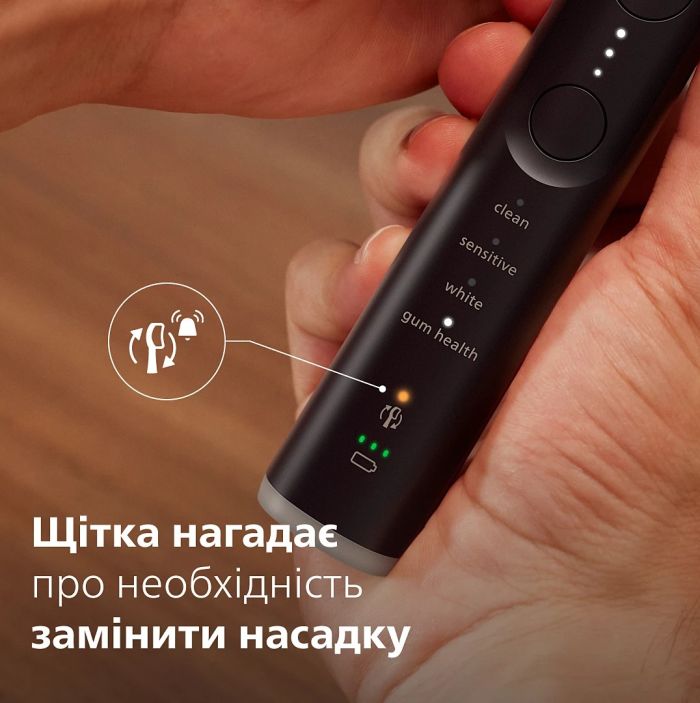 Щетка зубная электр. Philips Sonicare 7100 Series, 62т. колеб/мин, насадок-1, футляр, черный