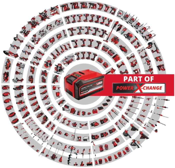 Лампа аккумуляторная Einhell GC-OL 18/1500 Li - Solo, PXC, 18В, 36 LED, 1500 лм, 7000 К, 3 режима яркости, 0.45 кг (без АКБ и ЗУ)