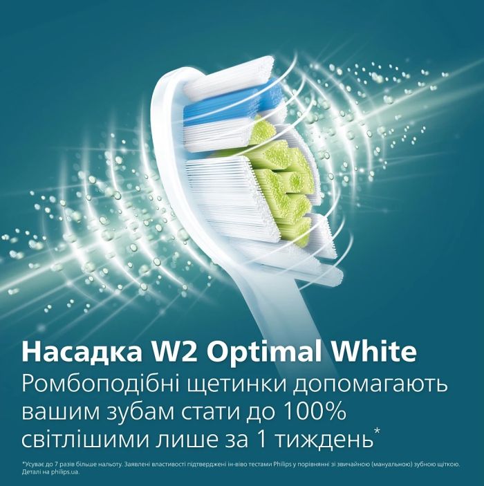 Щітка зубна електр. Philips, Sonicare 4100 Series, 31т. колив/хв, насадок-1, зелений