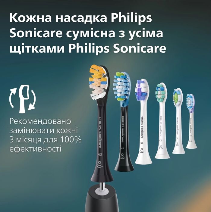 Щітка зубна електр. Philips, Sonicare 4100 Series, 31т. колив/хв, насадок-1, зелений