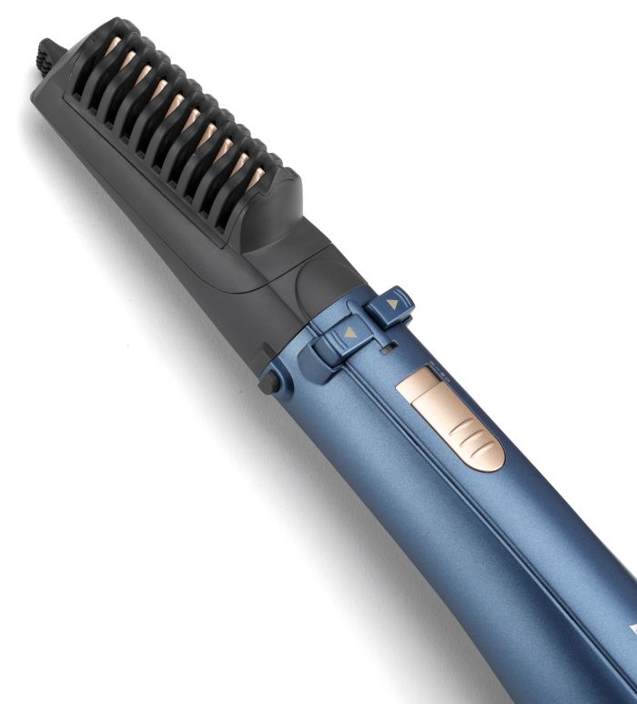 Фен-щетка Babyliss Style Pro, 1000Вт, режимов-2, хол. обдув, иониз-я, чехол для хранения, керамика, синий