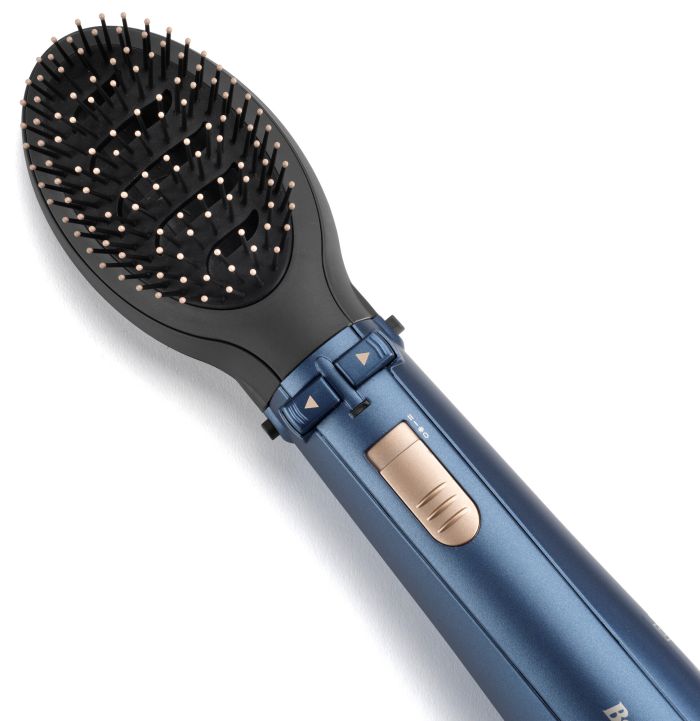 Фен-щетка Babyliss Style Pro, 1000Вт, режимов-2, хол. обдув, иониз-я, чехол для хранения, керамика, синий
