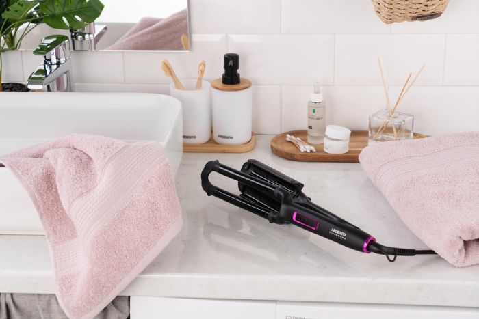 Плойка для создания локонов Ardesto Violet Pro, 90Вт, 170-210C, керамика, черный