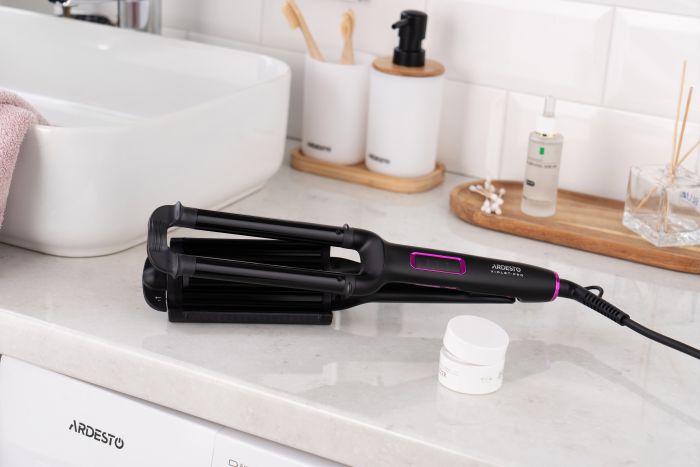 Плойка для создания локонов Ardesto Violet Pro, 90Вт, 170-210C, керамика, черный