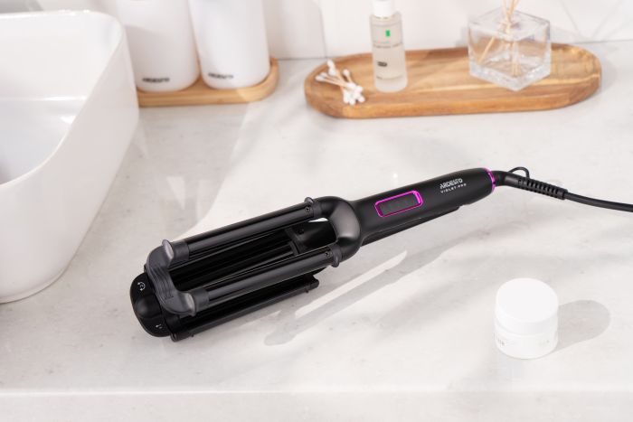 Плойка для создания локонов Ardesto Violet Pro, 90Вт, 170-210C, керамика, черный