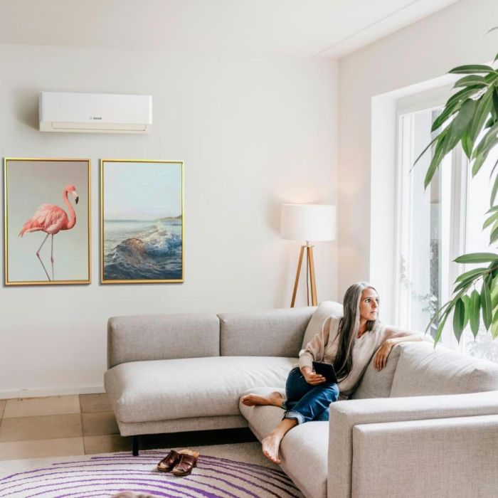 Кондиционер Bosch Climate 7000i 35м2 инвертор 12000BTU 3.4кВт A+++/A+++ -30°С Wi-Fi R32 белый