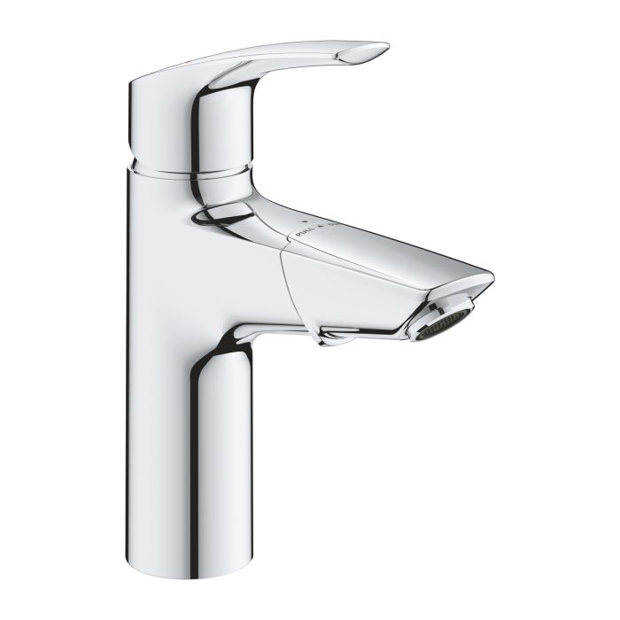 Смеситель для раковины Grohe Eurosmart дл. излива - 107мм, неповоротный, поворотный, 1 рычаг, хром