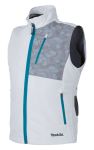 Жилет аккумуляторный Makita LXT/CXT, 10.8-18В, с вентиляцией, полиэстер, размет М, белый, 0.38кг