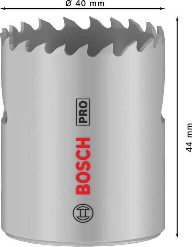 Коронка Bosch Professional Multi Material 40мм с резьбой