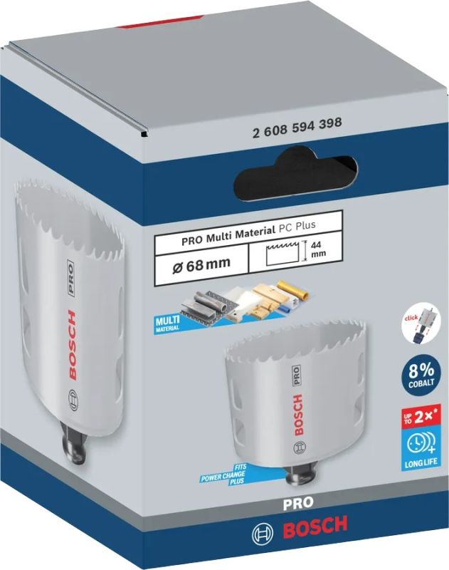 Коронка Bosch Professional Multi Material PC Plus 68мм