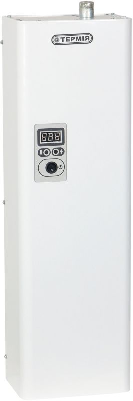 Котёл электро Термия  4.5 кВт, 220V/380V,  електронное управление,  c насосом