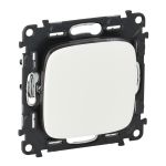 Перемикач Legrand Valena ALLURE, 10АХ, 250V, автоматичні клеми, білий
