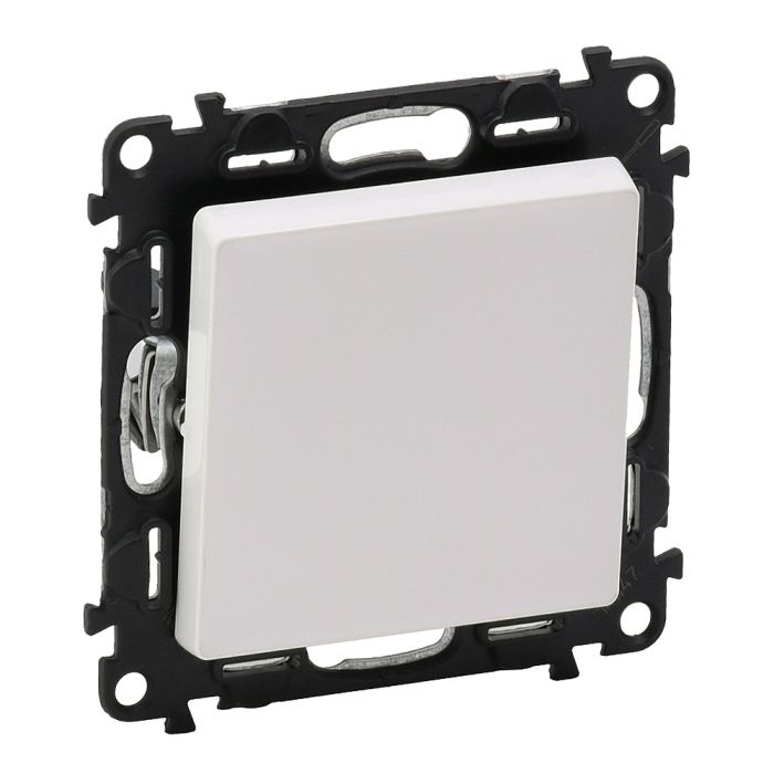 Переключатель Legrand Valena LIFE, 10АХ, 250V, автоматические клеммы, белый