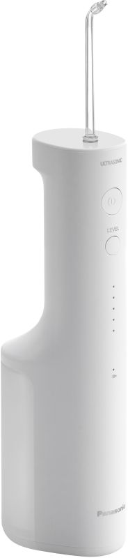 Ирригатор Panasonic портативний, чаша 200 мл, Li-ion аккум. в компл., 2 насадки, белый