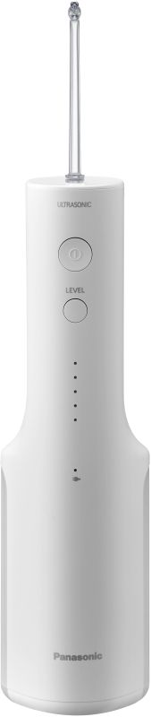 Ирригатор Panasonic портативний, чаша 200 мл, Li-ion аккум. в компл., 2 насадки, белый