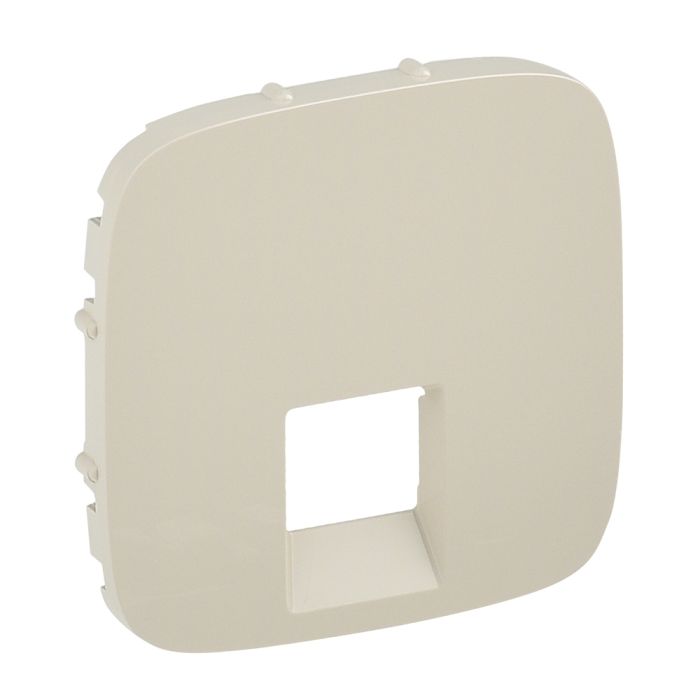 Лицевая панель двойной розетки RJ11/RJ45 Legrand Valena ALLURE, IN*MATIC, слоновая кость