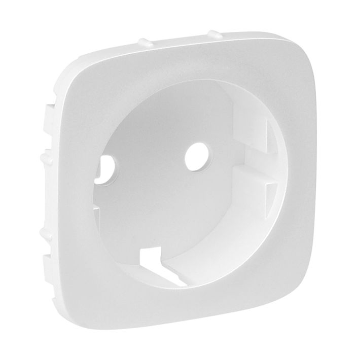 Лицевая панель розетки Schuko Legrand Valena ALLURE, INMATIC, белый
