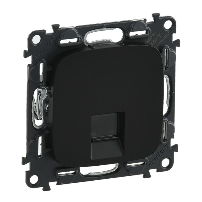 Розетка RJ45 Кат.5е UTP,  Legrand Valena Allure, антрацит