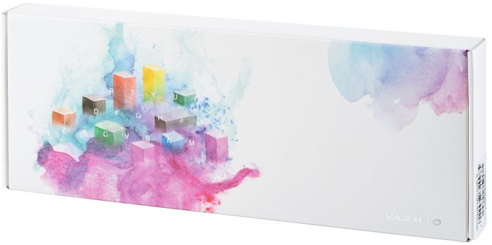 Клавіатура механічна Varmilo APT87 CMYK, K-Prestige Silent, WL/USB-A, ENG/UKR, White Led