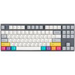 Клавіатура механічна Varmilo APT87 CMYK, C-TK Brown, WL/USB-A, ENG/UKR, White Led