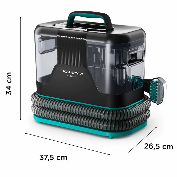 Пылесос Rowenta моющий Clean It, 1700Вт, конт пыль -1,5л, вода -2,3л, 4 насадки, черный