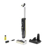 Пилосос Karcher безпровідний FCV 4, 180Вт, конт пил -0.45л, вода -0.75л, автон. робота до 45хв, вага-4.1кг, білий