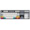 Клавиатура механическая Varmilo APT108 CMYK, C-TK Brown, WL/USB-A, White Led
