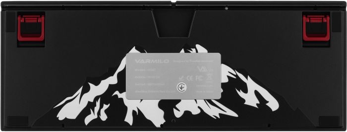 Клавиатура механическая Varmilo APG87 Summit R1, C-TK Red, WL/USB-A, White Led