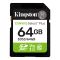 Карта памяти Kingston SD   64GB C10 UHS-I V10 R100MB/s