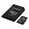 Карта памяти Kingston microSD  128GB C10 UHS-I A1 V10 R150MB/s + SD