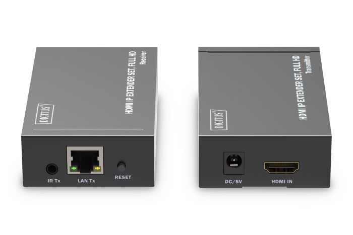 Набір IP-відеоподовжувачів DIGITUS HDMI, Full HD, 1080p, один до багатьох, 120 м
