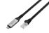 Кабель DIGITUS Ethernet USB-C - RJ45 CAT 6A S/FTP, 1 Gbit/s, 2m, LSZH