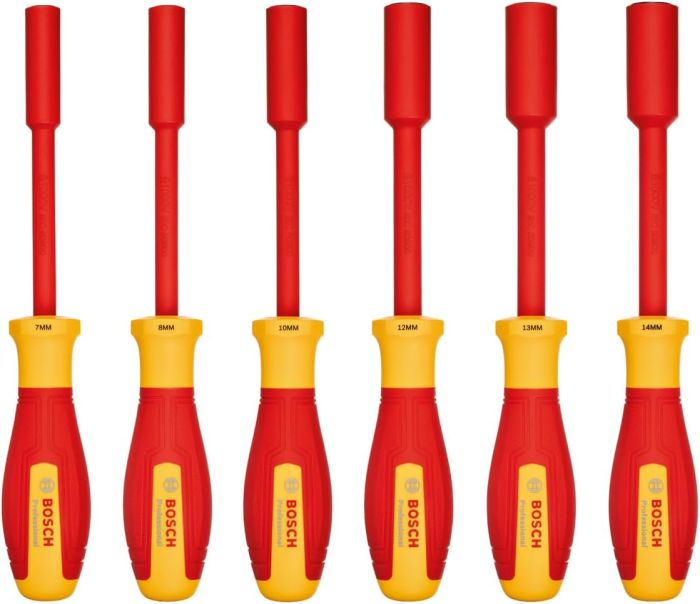 Ключі торцеві шестигранніBosch Professional, набір 6 шт, VDE