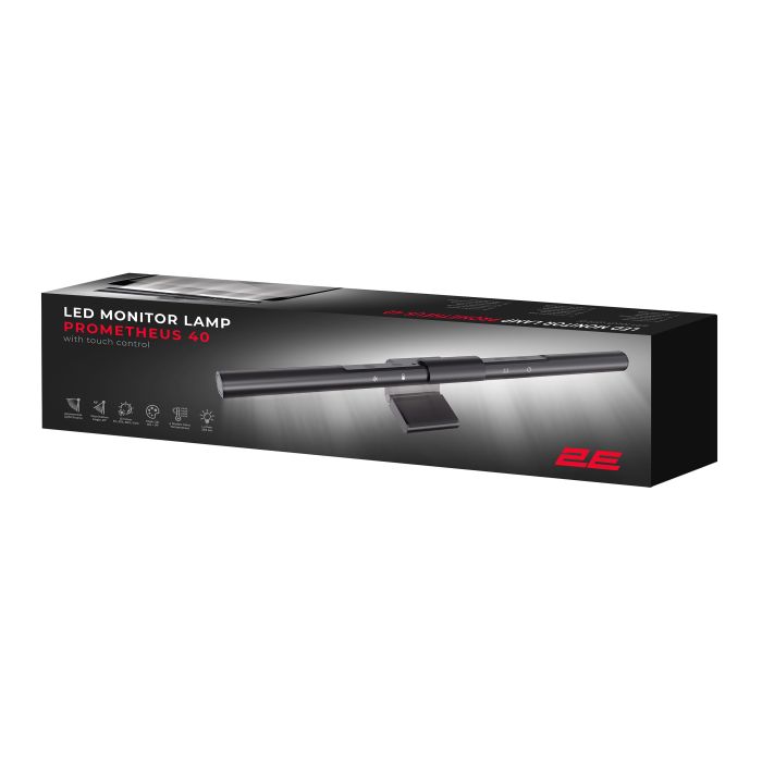 Лампа на монитор 2E PROMETHEUS 40 5Вт 3000-6500K DIM USB-C, чёрный