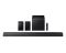 Саундбар Samsung HW-QS750F 465Вт, 5.1.2, BT, HDMI-eARC, Wi-Fi, саб, Dolby Atmos, черный