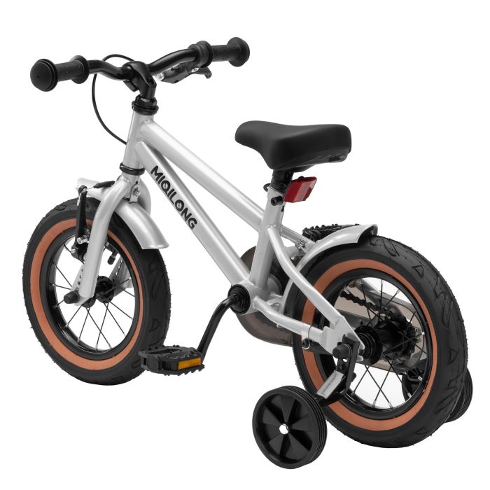 Детский велосипед Miqilong ST 12" серебристый