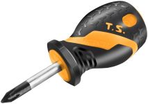 Отвертка Tolsen Эрго крестовая, PH2х38мм, сталь CrV